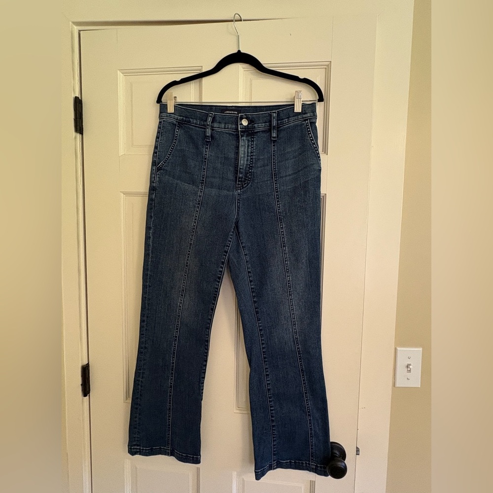 J.Crew Seamed Wide-Leg Jeans | Rare | Medium Wash | Size 29T